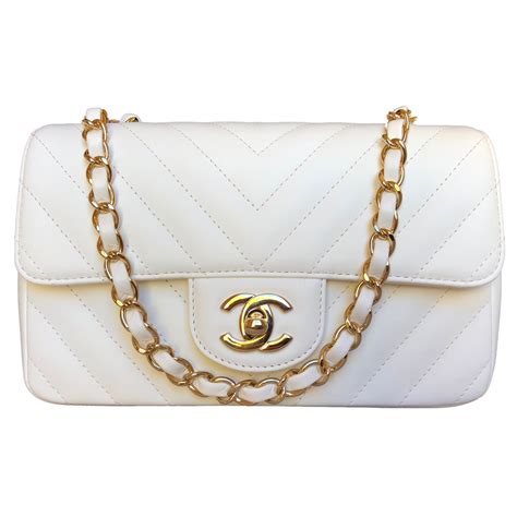 chanel mini lady graphic flap ivory